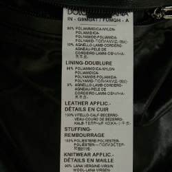 Dolce & Gabbana Black Quilted Nylon Zip Front Bomber Jacket XXL
