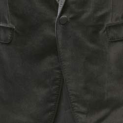 Pre Owned Dolce & Gabbana Black Velvet Brad Suit M