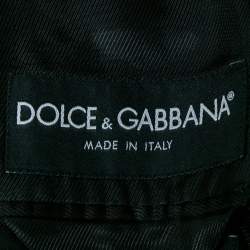 Pre Owned Dolce & Gabbana Midnight Blue Wool Blend Tailored Suit M