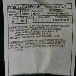 Pre Owned Dolce & Gabbana Midnight Blue Wool Blend Tailored Suit M