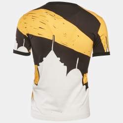 Dolce & Gabbana Multicolor Printed Cotton Crew Neck T-Shirt S