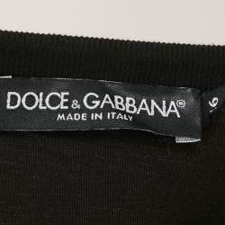 Dolce & Gabbana Multicolor Printed Cotton Crew Neck T-Shirt S