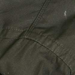 Pre Owned Dolce & Gabbana Black Cotton Logo Trimmed Button Front Shirt XXL