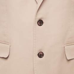 Pre Owned Dolce & Gabbana Pink Gabardine Tailored Blazer L