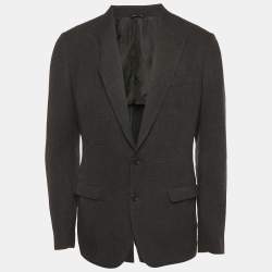 Pre Owned Dolce & Gabbana Black Wool Tailored Sicilia Blazer M
