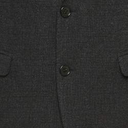 Pre Owned Dolce & Gabbana Black Wool Tailored Sicilia Blazer M