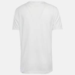 Pre Owned Dolce & Gabbana White Jersey Crewneck T-Shirt XXL