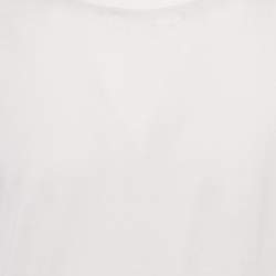 Pre Owned Dolce & Gabbana White Cotton Jersey Crewneck T-Shirt XXL