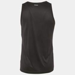 Pre Owned Dolce & Gabbana Underwear Black Jersey Sleeveless T-Shirt L