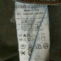 Pre Owned Dolce & Gabbana Blue Faded Denim Long Sleeve Shirt XL