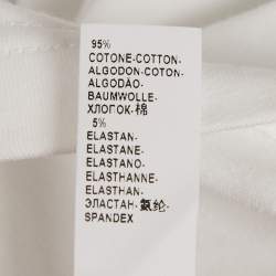 Pre Owned Dolce & Gabbana Underwear White Cotton Knit Tank Top S