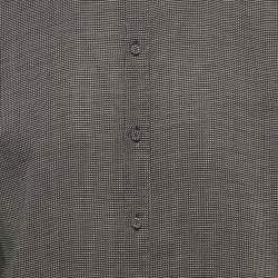 Pre Owned Dolce & Gabbana Black Cotton Button Front Shirt XL