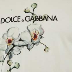 Pre Owned Dolce & Gabbana Multicolor Printed Cotton Crew Neck T-Shirt S