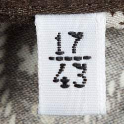 Pre Owned Dolce & Gabbana Brown Printed Cotton Button Front Shirt XXL