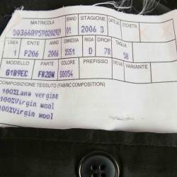 Pre Owned Dolce & Gabbana Brown Striped Wool Single Breasted Suit 4XL