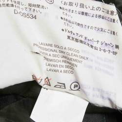 Pre Owned Dolce & Gabbana Brown Striped Wool Single Breasted Suit 4XL