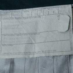 مملوكة مسبقًا Dolce & Gabbana Navy Blue Striped Wool Formal Trousers XXXL