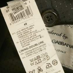 Pre Owned Dolce & Gabbana Black Wool Tailored Blazer M