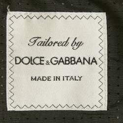 Pre Owned Dolce & Gabbana Black Wool Tailored Blazer M