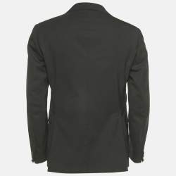 Pre Owned Dolce & Gabbana Black Wool Tailored Blazer M