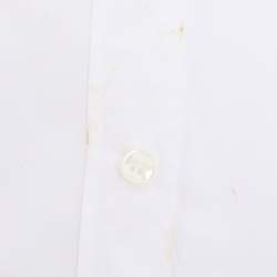 Pre Owned Dolce & Gabbana White Cotton Long Sleeve Shirt S