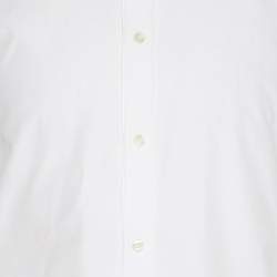Pre Owned Dolce & Gabbana White Cotton Long Sleeve Shirt S