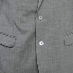 Pre Owned Dolce & Gabbana Grey Wool Tailored Martini Pants Suit  XL