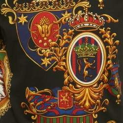 Pre Owned Dolce & Gabbana Black Stemmi 3 Print Cotton Crewneck T-Shirt S