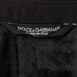 Pre Owned Dolce & Gabbana Ivory Silk Tailored Martini Jacket S