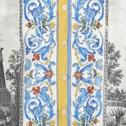 مملوكة مسبقًا Dolce & Gabbana Blue Printed Silk Short Sleeve Shirt XL