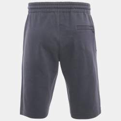 مملوكة مسبقًا شورت دولتشي أند غابانا قطن محبوك أزرق مقاس متوسط