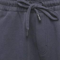 مملوكة مسبقًا شورت دولتشي أند غابانا قطن محبوك أزرق مقاس متوسط