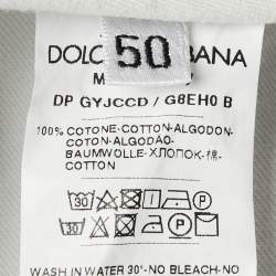 Pre Owned Dolce & Gabbana Light Grey Denim Regular Fit Jeans L Waist 36" 
