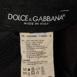 Pre Owned Dolce & Gabbana Grey Wool Trousers XL
