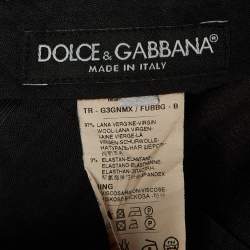 Pre Owned Dolce & Gabbana Grey Wool Trousers XL