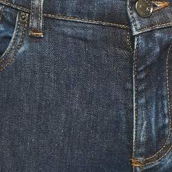 مملوكة مسبقًا Dolce & Gabbana Blue Denim Slim Fit Pants S/Waist 30"