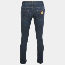 مملوكة مسبقًا Dolce & Gabbana Blue Denim Skinny Fit Jeans S/Waist 30"