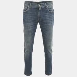 مملوكة مسبقًا Dolce & Gabbana Blue Denim Slim Fit Jeans M/Waist 31"