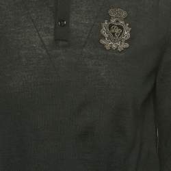 مملوكة مسبقًا Dolce & Gabbana Black Cashmere Knit Long Sleeve T-Shirt L