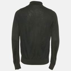 مملوكة مسبقًا Dolce & Gabbana Black Cashmere Knit Long Sleeve T-Shirt L