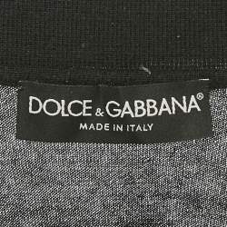 مملوكة مسبقًا Dolce & Gabbana Black Cashmere Knit Long Sleeve T-Shirt L