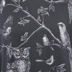 مملوكة مسبقًا بلوفر دولتشي أند غابانا قطن بنقشة طيور زرقاء مقاس كبير