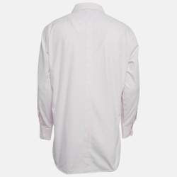 مملوكة مسبقًا Dolce & Gabbana Pink Cotton Martini Shirt XXL