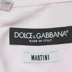 مملوكة مسبقًا Dolce & Gabbana Pink Cotton Martini Shirt XXL