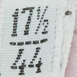 Pre Owned قميص دولتشي أند غابانا جاكار شعار زهري قطن ملائم ذهبي مقاس ثلاثة إكس لارج