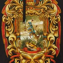 مملوكة مسبقًا Dolce & Gabbana Black Printed Cotton Hooded Sweatshirt  M