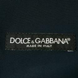 مملوكة مسبقًا Dolce & Gabbana Navy Blue Wool and Silk Formal Vest XXXL