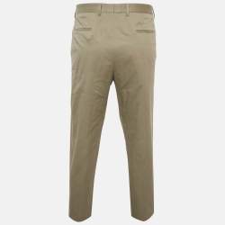 مملوكة مسبقًا Dolce & Gabbana Beige Gabardine Formal Trousers XXL