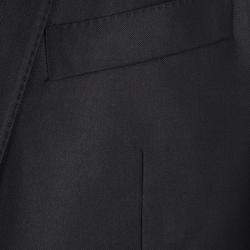 Pre Owned بليزر دولتشي أند غابانا مارتيني مفصل حرير صوف سوداء