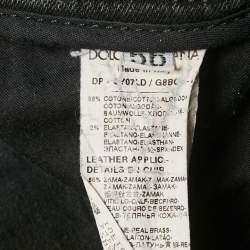 Pre Owned بنطلون جينز كلاسيكي دينيم ممزق أزرق دولتشي أند غابانا مقاس متوسط - خصر 32 بوصة